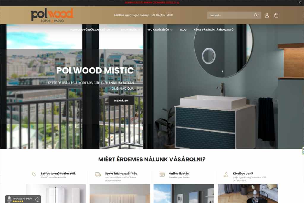 Polwood Shop online webáruház